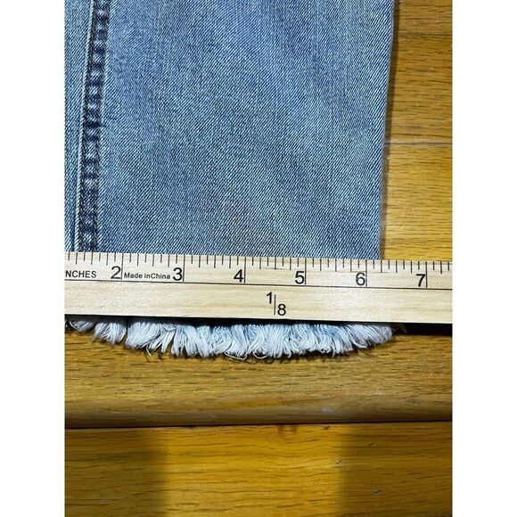 EST. 1946 Denim Jeans Womens Size 10 Blue High Rise Straight Frayed Ankles Denim - Picture 7 of 8
